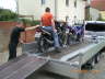 Hinteres Motorrad